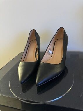 Classic Black Pointed-Toe Women's Pumps